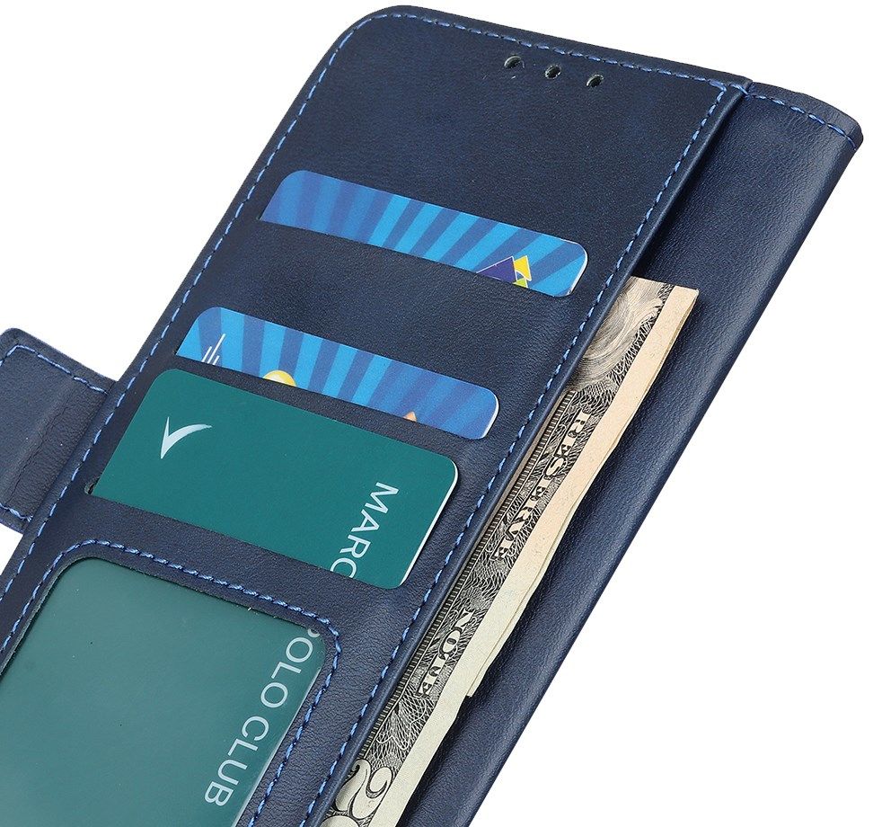 Apple iPhone 12 / 12 Pro Hoesje Portemonnee Book Case Blauw afbeelding 2