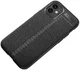 Apple iPhone 12 Mini Hoesje TPU met Kunstleren Coating Zwart afbeelding 6