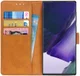 Samsung Galaxy Note 20 Ultra Hoesje Portemonnee Kunstleder Bruin afbeelding 1