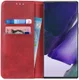 Samsung Galaxy Note 20 Ultra Hoesje Portemonnee Splitleer Rood afbeelding 1