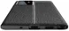 Samsung Galaxy Note 20 Ultra Litchi Hoesje TPU Met Leren Textuur Zwart afbeelding 9