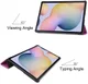 Samsung Galaxy Tab S7 Plus Tri-fold Hoes Paars afbeelding 3