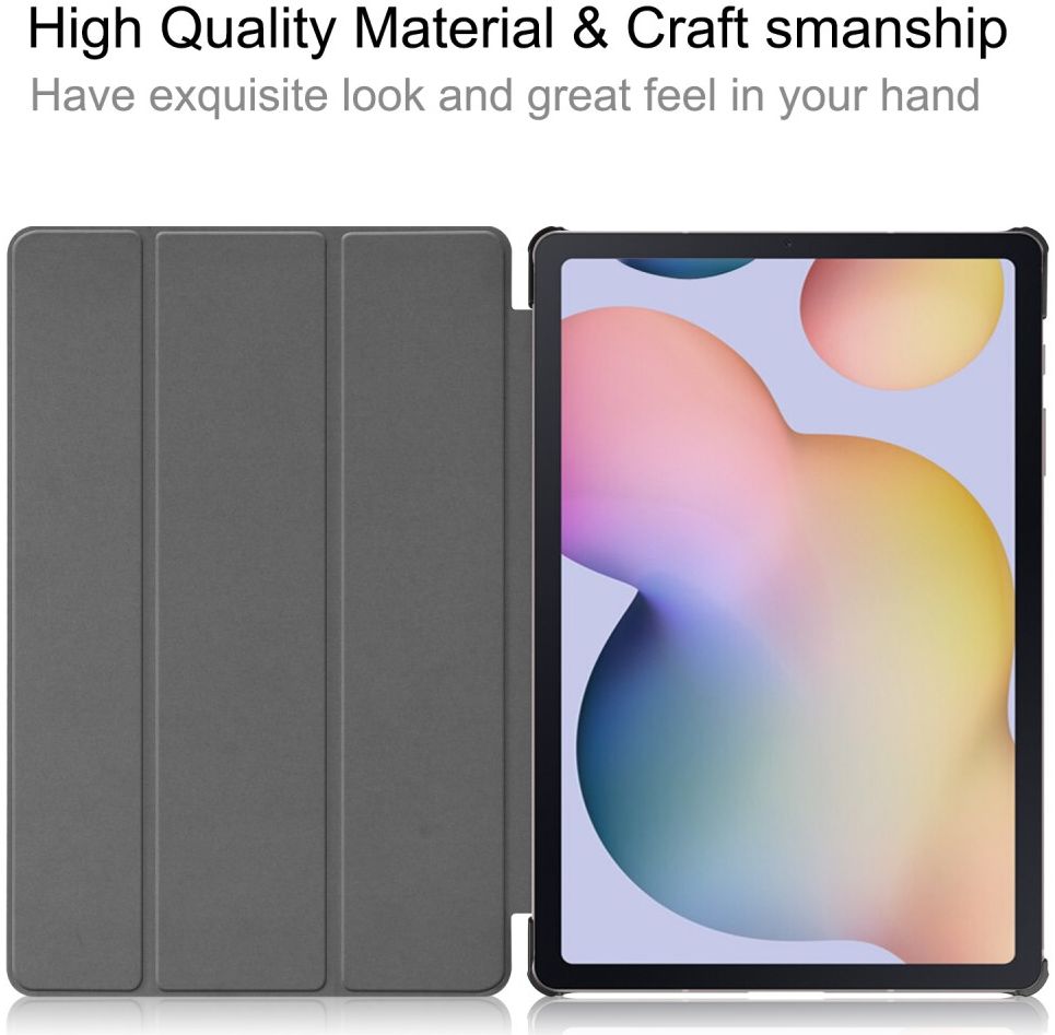 Samsung Galaxy Tab S7 Plus Tri-fold Hoes Paars afbeelding 5