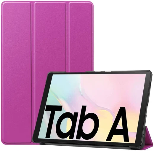 Samsung Galaxy Tab A7 (2020 / 2022) Hoes Tri-fold Book Case Paars afbeelding 1