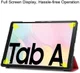 Samsung Galaxy Tab A7 (2020 / 2022) Hoes Tri-fold Book Case Rood afbeelding 4
