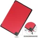 Samsung Galaxy Tab A7 (2020 / 2022) Hoes Tri-fold Book Case Rood afbeelding 7