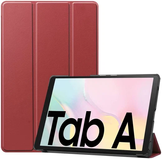 Samsung Galaxy Tab A7 (2020 / 2022) Hoes Tri-fold Book Case Bordeaux afbeelding 1