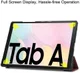Samsung Galaxy Tab A7 (2020 / 2022) Hoes Tri-fold Book Case Bordeaux afbeelding 4