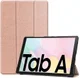 Samsung Galaxy Tab A7 (2020 / 2022) Hoes Tri-fold Book Case Roze Goud afbeelding 1