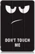Samsung Galaxy Tab S7 Hoesje Tri-Fold Book Case Don't Touch Me Print afbeelding 3