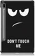 Samsung Galaxy Tab S7 Hoesje Tri-Fold Book Case Don't Touch Me Print afbeelding 4