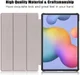 Samsung Galaxy Tab S7 Hoesje Tri-Fold Book Case Don't Touch Me Print afbeelding 9