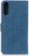 KHAZNEH LG Velvet Hoesje Retro Wallet Book Case Blauw afbeelding 3