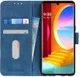 KHAZNEH LG Velvet Hoesje Retro Wallet Book Case Blauw afbeelding 1