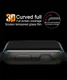 IMAK 3D Curved Apple Watch 42MM Screenprotector Tempered Glass Zwart afbeelding 4