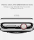 Nillkin 3D AW+ Apple Watch 42MM Screenprotector Tempered Glass Zwart afbeelding 6