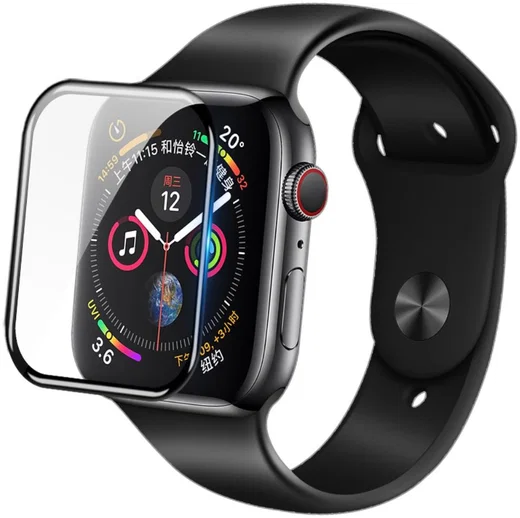 Nillkin 3D AW+ Apple Watch 40MM Screenprotector Tempered Glass Zwart afbeelding 1