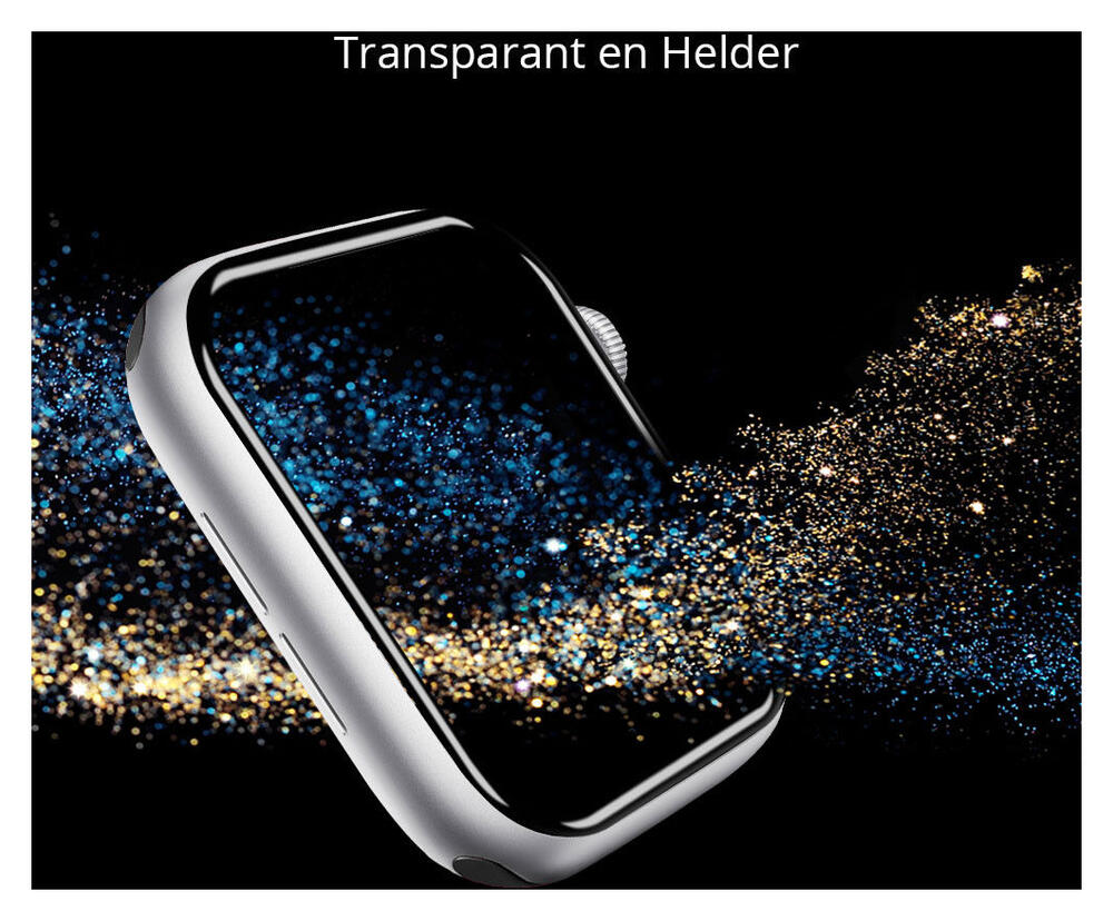 Nillkin 3D AW+ Apple Watch 44MM Screenprotector Tempered Glass Zwart afbeelding 7