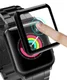 Apple Watch 42MM Screenprotector - 3D - Curved Edges Glass - Zwart (2-Pack) afbeelding 2