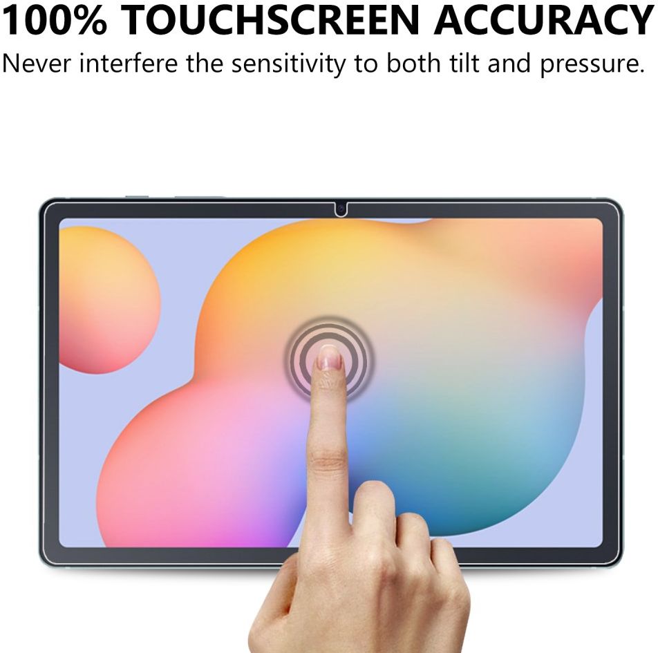 Samsung Galaxy Tab S7 / S8 Tempered Glass Screen Protector Clear afbeelding 5