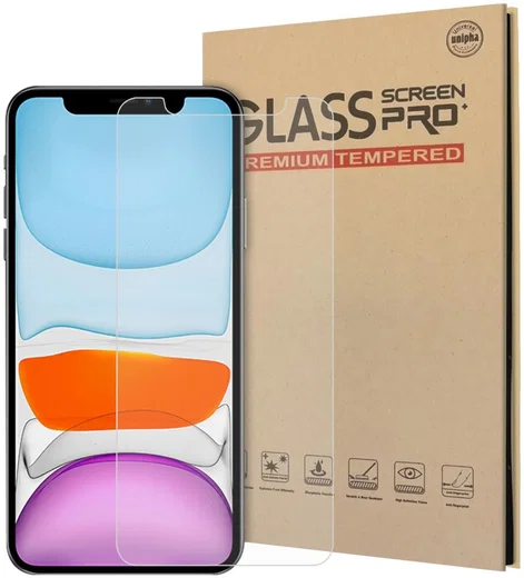 Apple iPhone 12 / 12 Pro Screenprotector Arc Edge Tempered Glass afbeelding 1