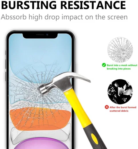 Apple iPhone 12 / 12 Pro Screenprotector Arc Edge Tempered Glass afbeelding 3