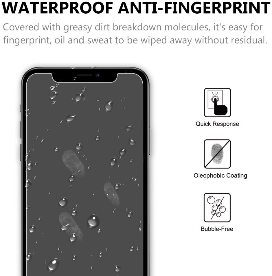 Apple iPhone 12 / 12 Pro Screenprotector Arc Edge Tempered Glass afbeelding 5