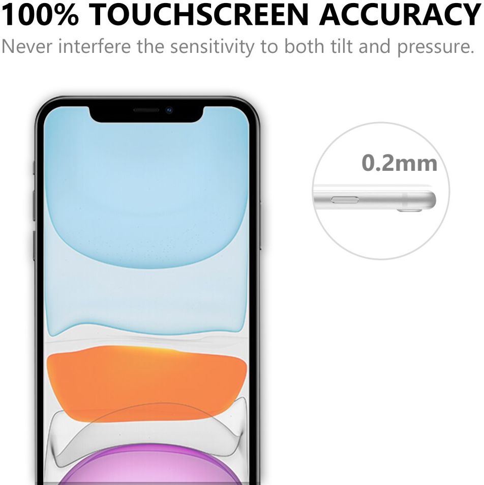 Apple iPhone 12 / 12 Pro Screenprotector Arc Edge Tempered Glass afbeelding 7