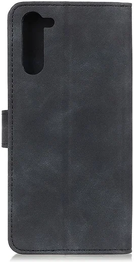 KHAZNEH OnePlus Nord Hoesje Retro Wallet Book Case Zwart afbeelding 6
