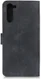 KHAZNEH OnePlus Nord Hoesje Retro Wallet Book Case Zwart afbeelding 6