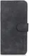 KHAZNEH OnePlus Nord Hoesje Retro Wallet Book Case Zwart afbeelding 2