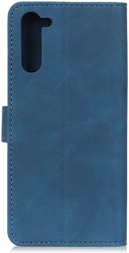KHAZNEH OnePlus Nord Hoesje Retro Wallet Book Case Blauw afbeelding 3