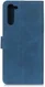 KHAZNEH OnePlus Nord Hoesje Retro Wallet Book Case Blauw afbeelding 3