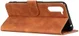 KHAZNEH OnePlus Nord Hoesje Retro Wallet Book Case Bruin afbeelding 5