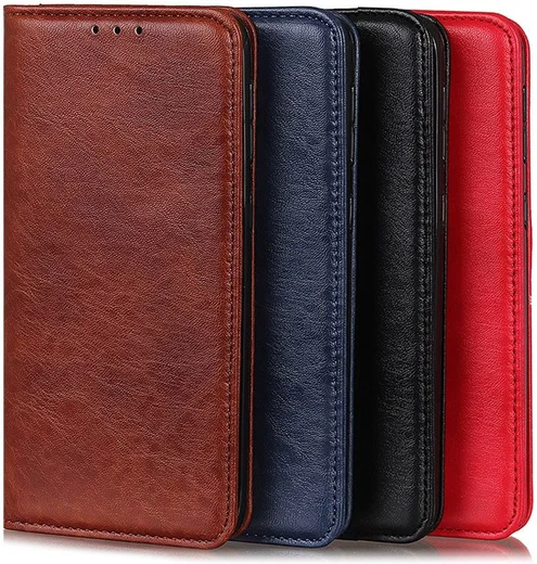 OnePlus Nord Book Case Leather Wallet Case Zwart afbeelding 5