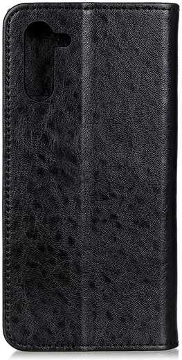 OnePlus Nord Book Case Leather Wallet Case Zwart afbeelding 6