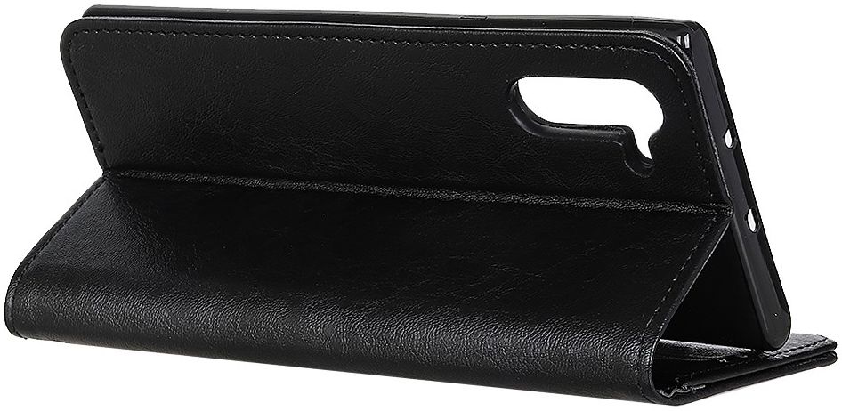 OnePlus Nord Book Case Leather Wallet Case Zwart afbeelding 7