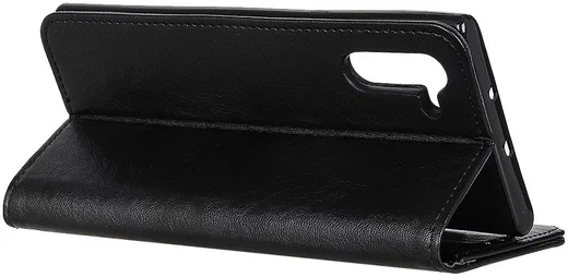OnePlus Nord Book Case Leather Wallet Case Zwart afbeelding 7