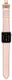 Apple Watch Band - 1-10/SE - 42/41/40/38MM - Echt Leer - Vlindersluiting - Roze afbeelding 5