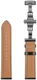 Universeel Smartwatch 22MM Bandje - Echt Leer - met Vlindersluiting - Zwart afbeelding 8