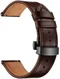 Universeel Smartwatch 20MM Bandje - Echt Leer - met Vlindersluiting - Bruin afbeelding 4