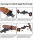 Universeel Smartwatch 20MM Bandje - Echt Leer - met Vlindersluiting - Bruin afbeelding 9