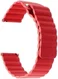 Universeel Smartwatch 22MM Bandje Echt Leer met Magneetsluiting Rood afbeelding 5