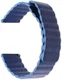 Universeel Smartwatch 22MM Bandje Echt Leer met Magneetsluiting Blauw afbeelding 2