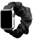 Apple Watch Bandje - 1-10/SE/Ultra - 42/41/40/38MM - Elastisch Scrunch - Zwart afbeelding 1
