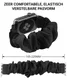 Apple Watch Bandje - 1-10/SE/Ultra - 42/41/40/38MM - Elastisch Scrunch - Zwart afbeelding 5