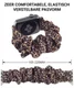 Apple Watch 41MM / 40MM / 38MM Bandje Elastische Scrunchie Panter Print afbeelding 5