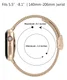 Apple Watch Milanese Band met Sluiting  - 1-10/SE - 42/41/40/38MM - Goud afbeelding 5