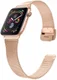 Apple Watch Milanese Band met Sluiting  - 1-10/SE - 42/41/40/38MM - Rose Goud afbeelding 2