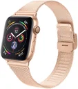 Apple Watch Milanese Band met Sluiting  - 1-10/SE - 42/41/40/38MM - Rose Goud